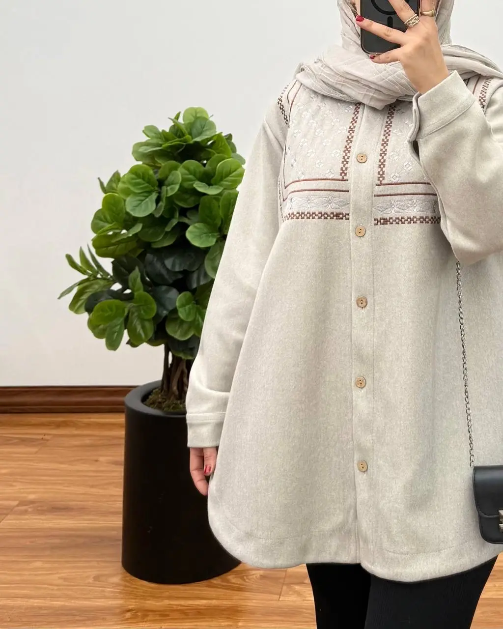 پالتو فوتر گلدوزی